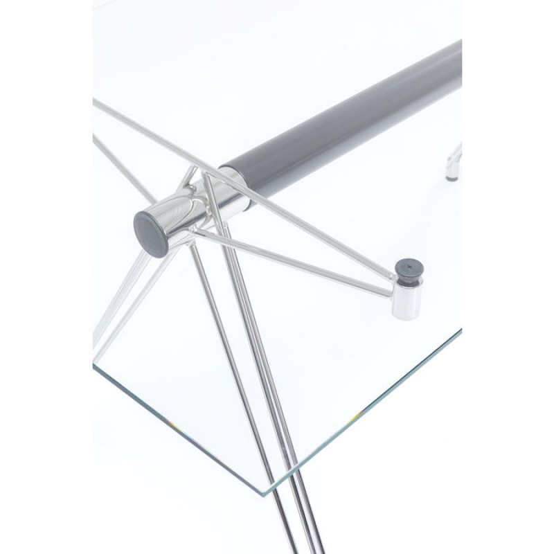 Table Officia Tempered Glass 160x80 cm